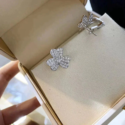 Mystic CLOVER COMOS DIAMOND EARRINGS SILVER