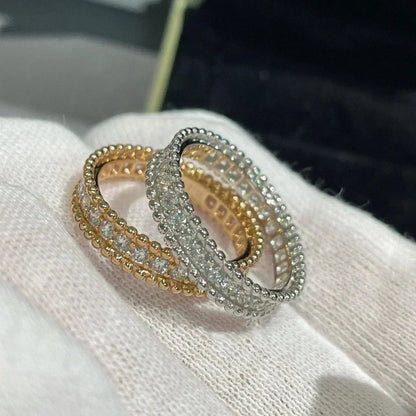 Mysitc PERLEE DIAMOND ROSE GOLD RING