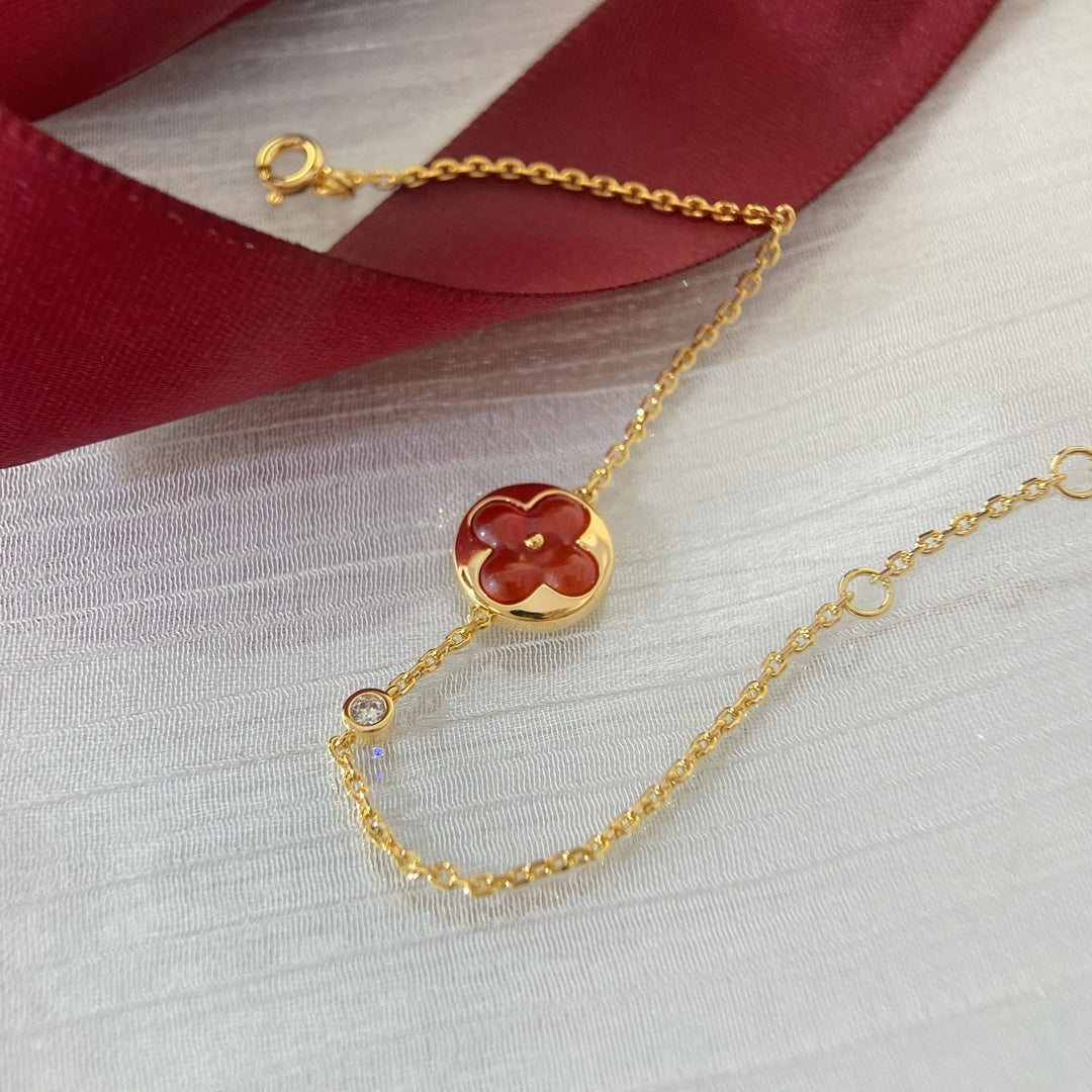 Mysitc SUN PEDANT CARNELIAN BRACELET