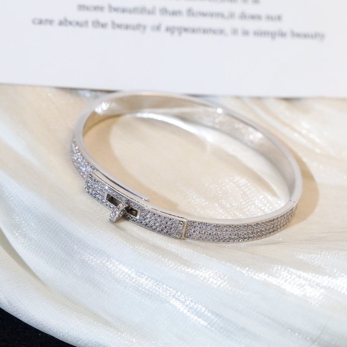 Mysitc KELLY BRACELET DIAMOND PAVED