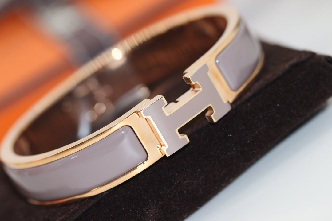 Mysitc H BRACELET 12MM BROWN