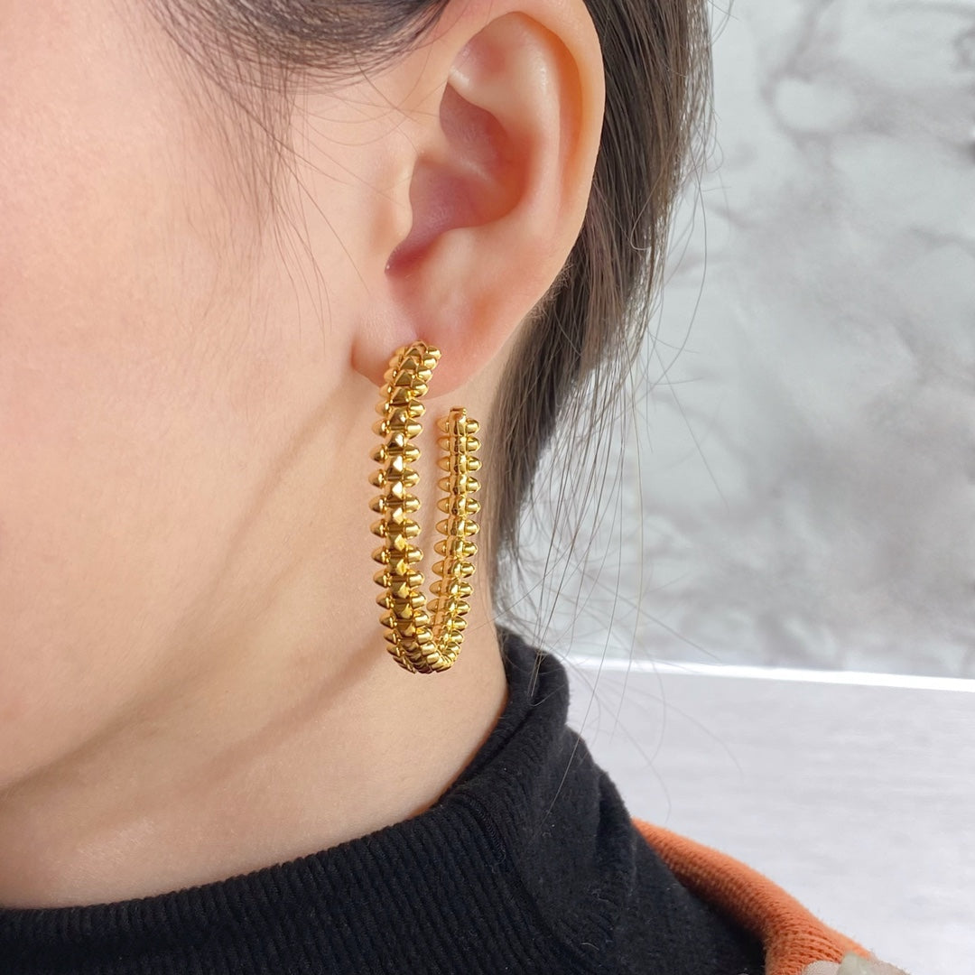 Mysitc CLASH HOOP EARRINGS