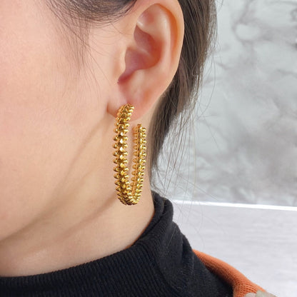 Mysitc CLASH HOOP EARRINGS