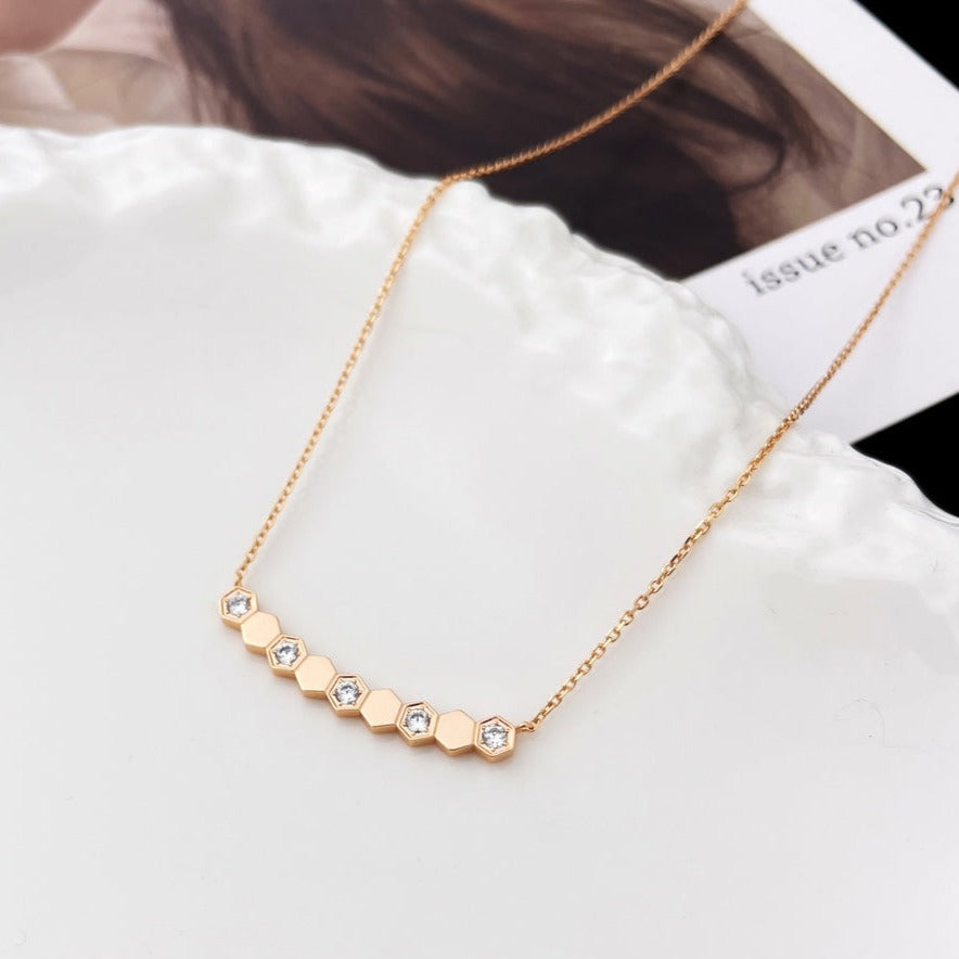 Mysitc BEE MY LOVE DIAMOND NECKLACE