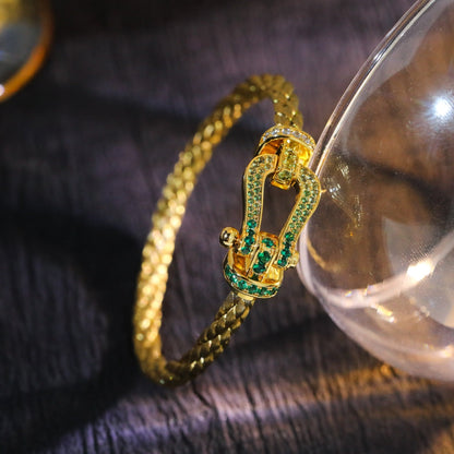Mysitc FORCE 10 GOLD GREEN DIAMOND PAVED