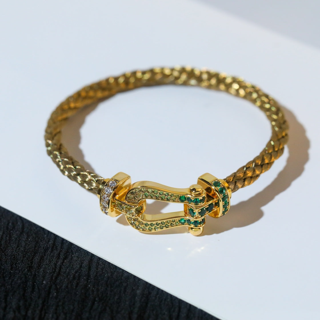 Mysitc FORCE 10 GOLD GREEN DIAMOND PAVED