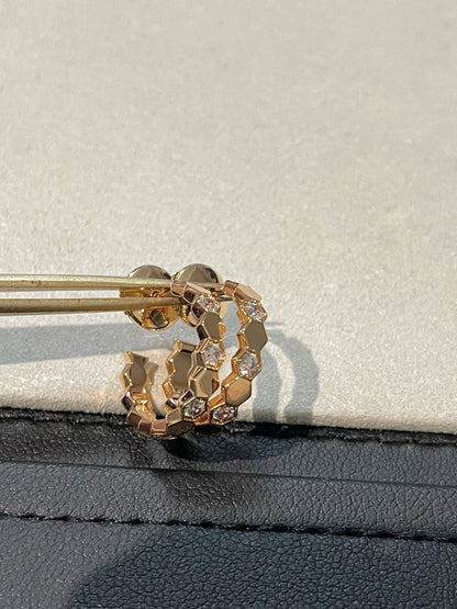 Mysitc BEE LOVE Earrings GOLD DIAMOND