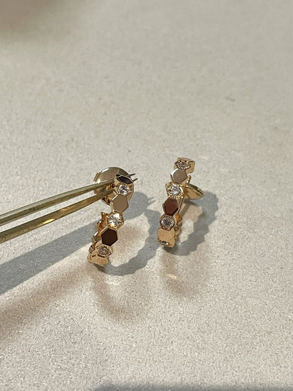Mysitc BEE LOVE Earrings GOLD DIAMOND