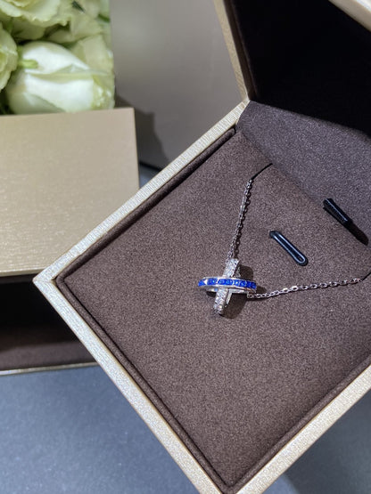 Mystic LIENS DIAMOND SILVER NECKLACE