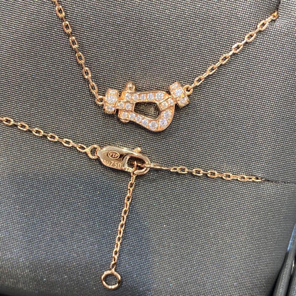 Mysitc FORCE 10 DIAMOND PINK GOLD NECKLACE MINI MODEL