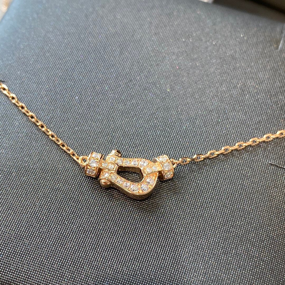 Mysitc FORCE 10 DIAMOND PINK GOLD NECKLACE MINI MODEL