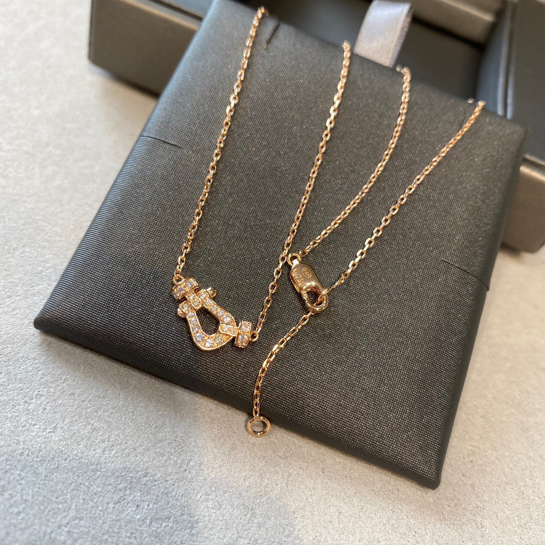 Mysitc FORCE 10 DIAMOND PINK GOLD NECKLACE MINI MODEL