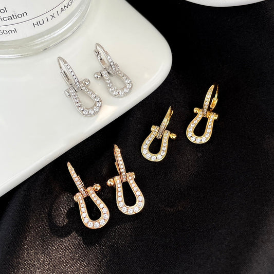 Mysitc FORCE 10 FULL DIAMOND DROP EARRINGS MEDIUM MODEL