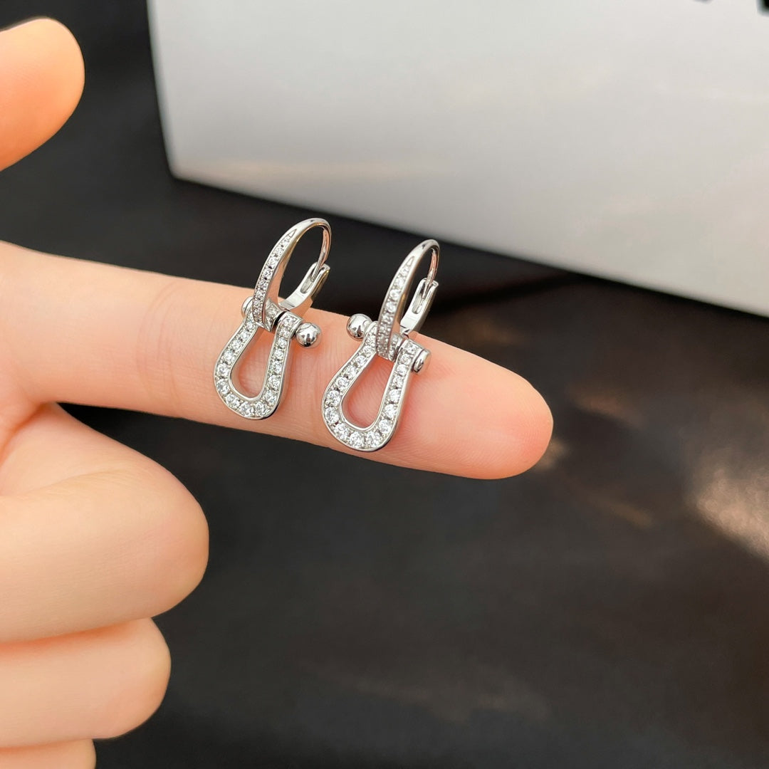 Mysitc FORCE 10 FULL DIAMOND DROP EARRINGS MEDIUM MODEL