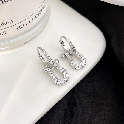 Mysitc FORCE 10 FULL DIAMOND DROP EARRINGS MEDIUM MODEL