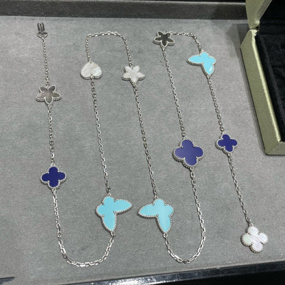 Mystic LUCKY CLOVER SILVER 11モチーフネックレス