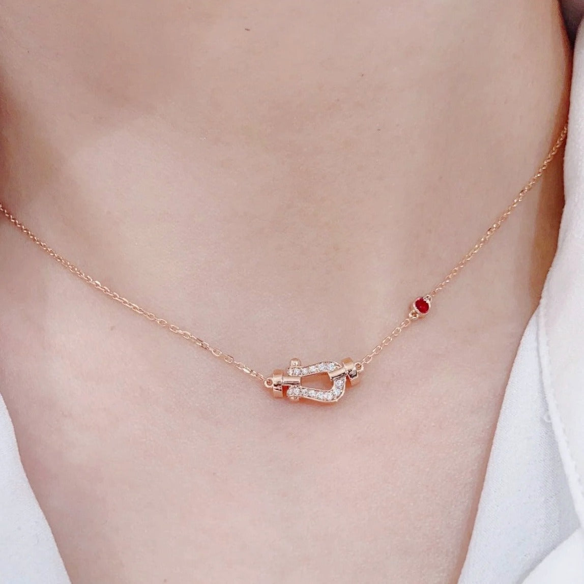 Mysitc FORCE 10 DIAMOND PINK GOLD NECKLACE