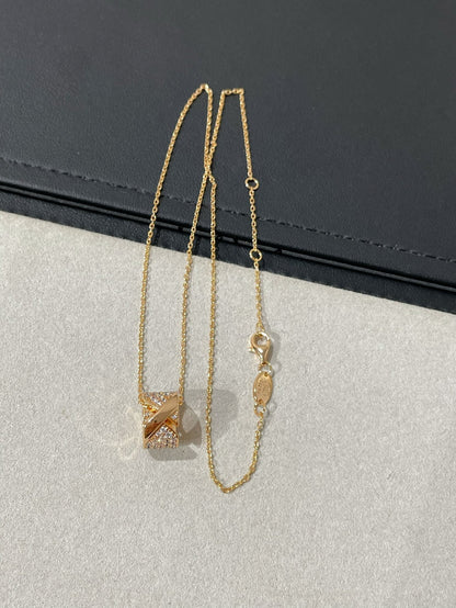 Mysitc LIENS EVIDENCE DIAMOND PAVED NECKLACE