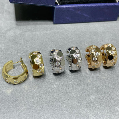 Mysitc BEE LOVE DIAMOND HOOP EARRINGS