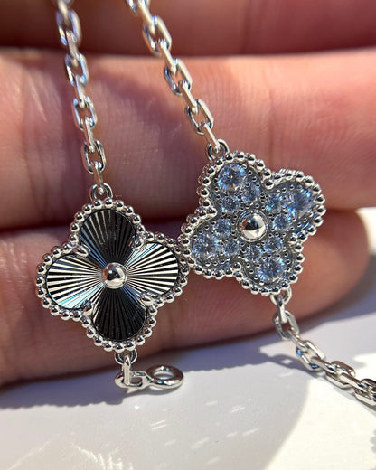 [Mysitc ]New  CLOVER 5 MOTIF LASER BRACELET COLLECTION