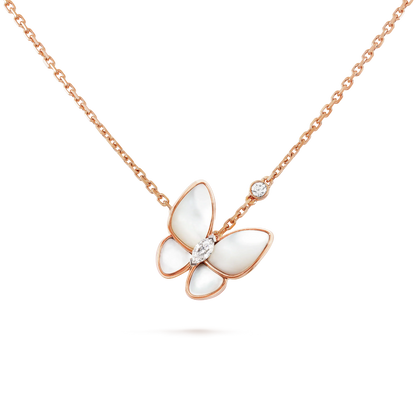 Mysitc BUTTERFLY MOP DIAMOND NECKLACE