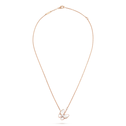 Mysitc BUTTERFLY MOP DIAMOND NECKLACE