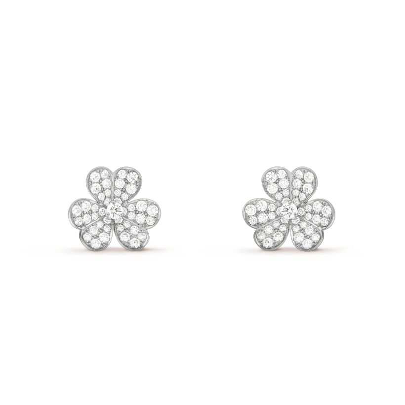 Mystic CLOVER COMOS DIAMOND EARRINGS SILVER