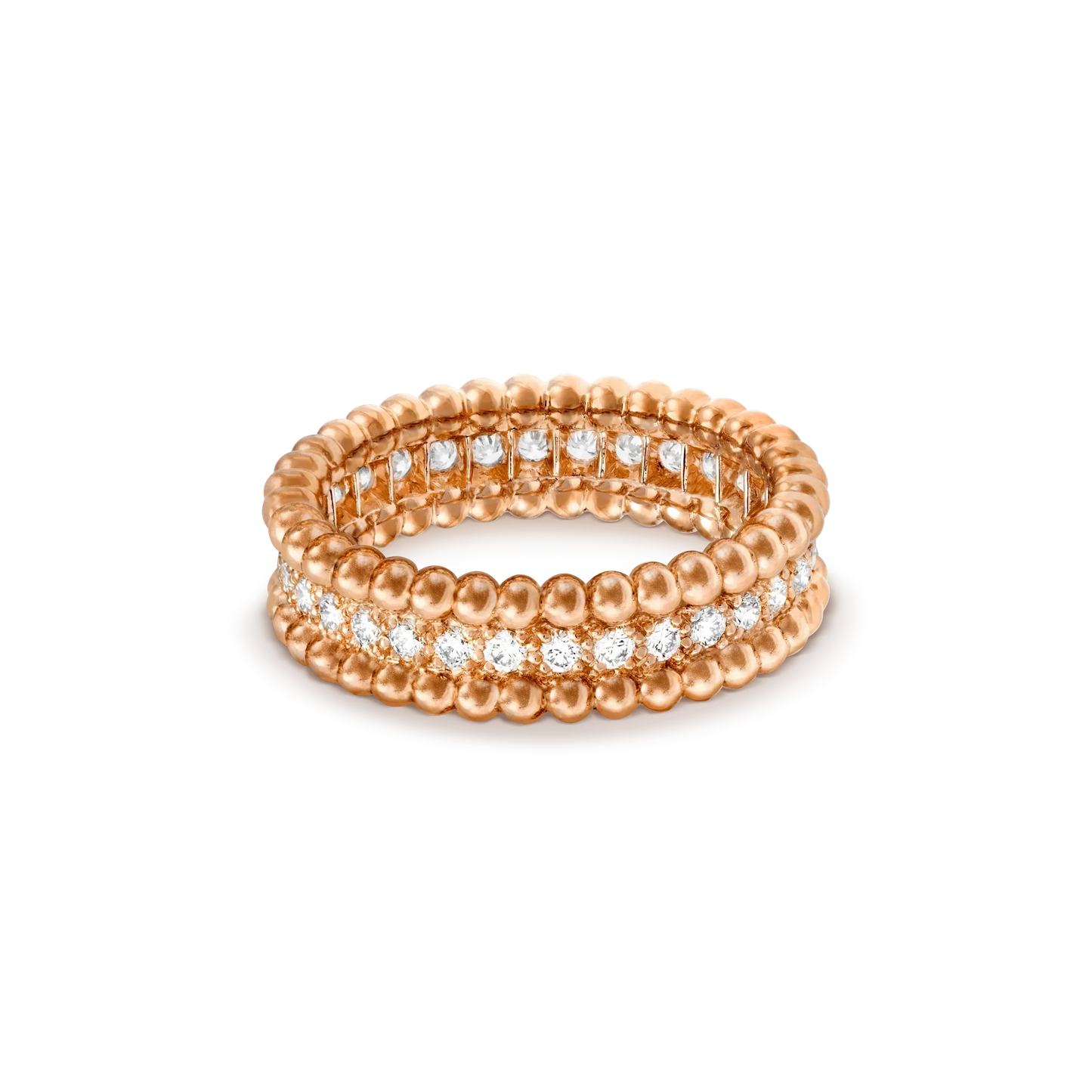 Mysitc PERLEE DIAMOND ROSE GOLD RING
