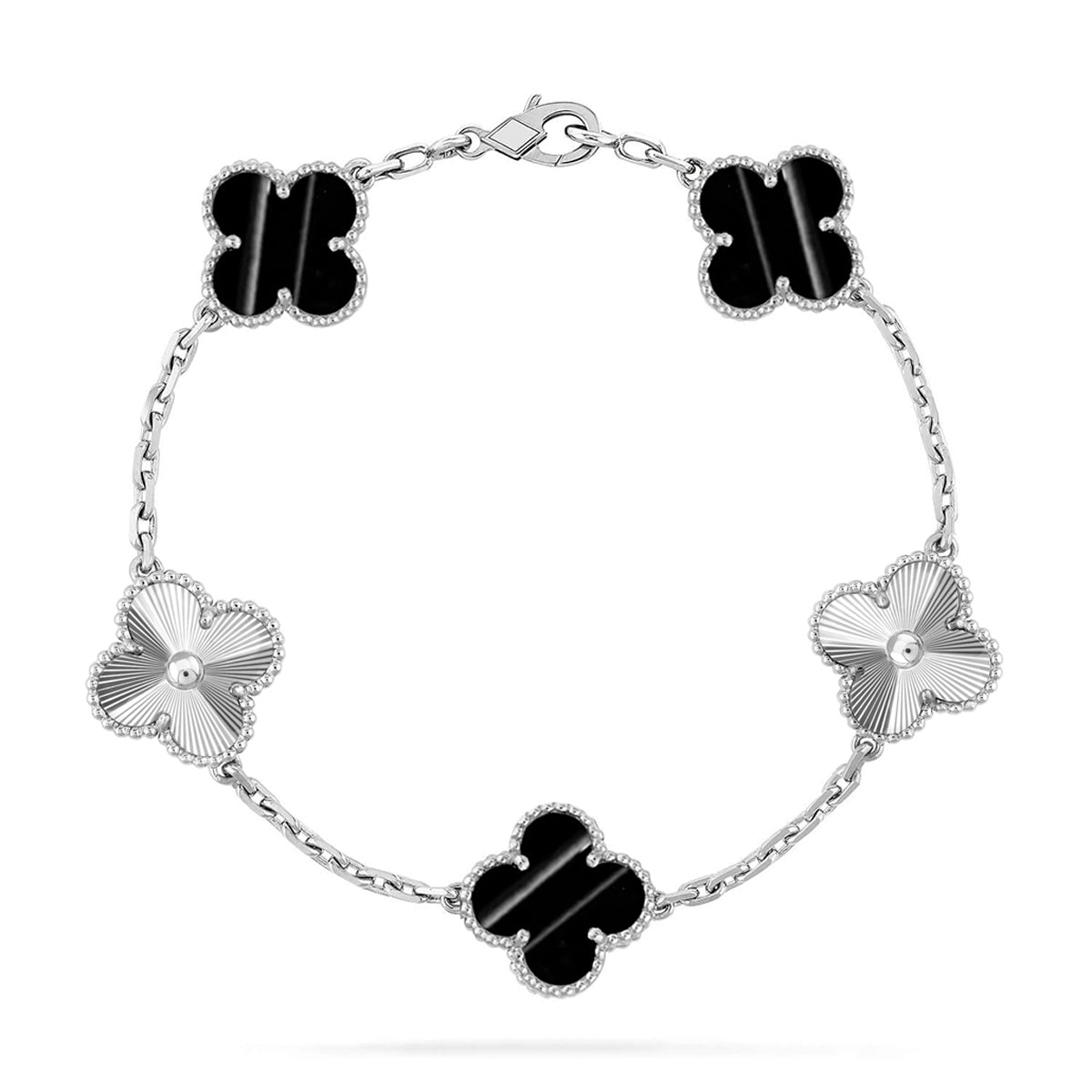 [Mysitc ]New  CLOVER 5 MOTIF PULSAR STONE BRACELET COLLECTION