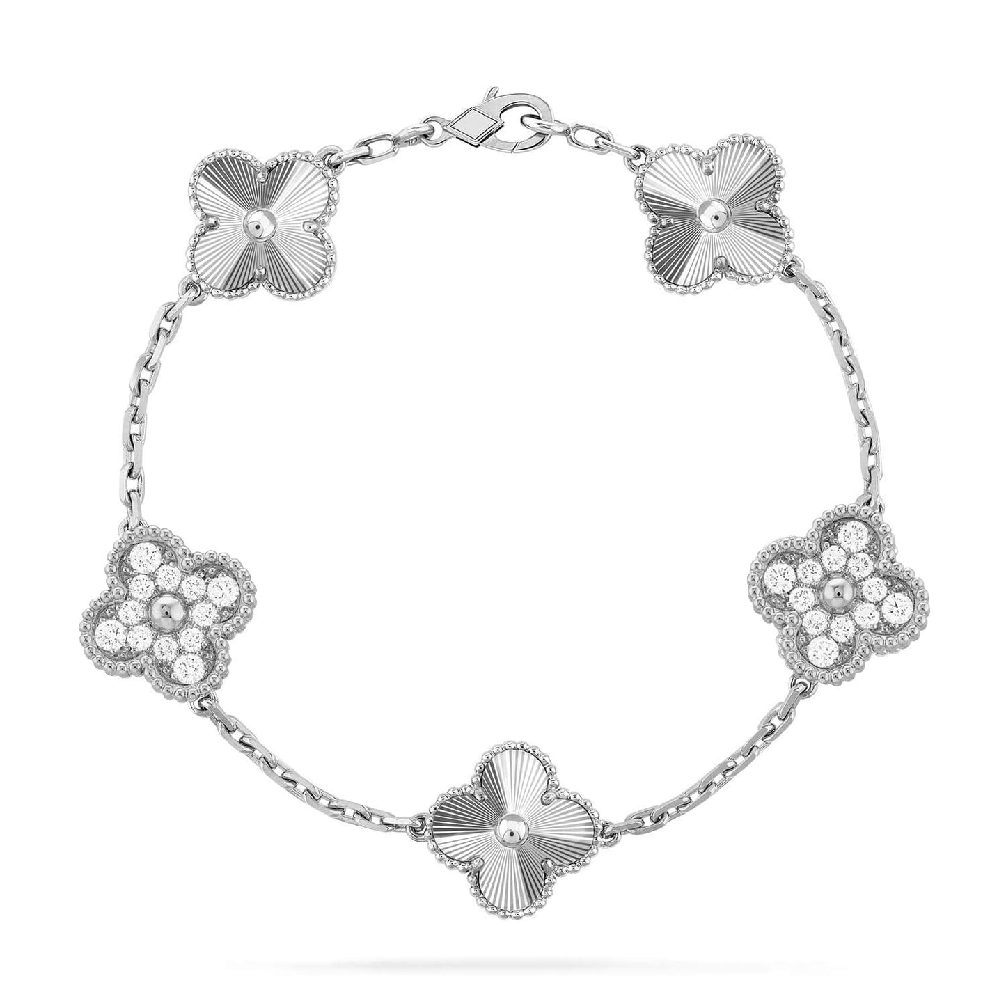 [Mysitc ]New  CLOVER 5 MOTIF LASER BRACELET COLLECTION