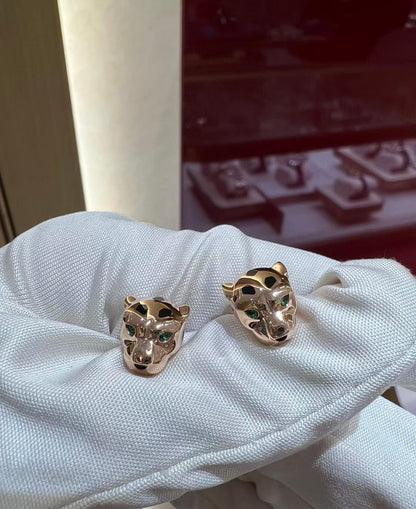 [Mysitc ] CHRRTAH-PRINT STUD EARRINGS, THREE COLORS