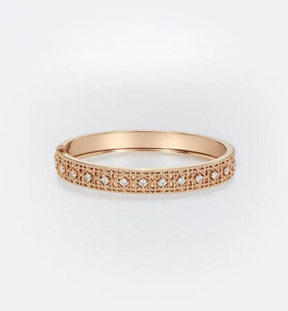 [Mysitc ] 2026 WOVEN-PATTERN BRACELET SET WITH FULL DIAMOND INLAY THREE-COLORS