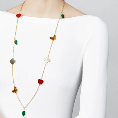 [Mysitc ] Lucky Alhambra Long Necklace-12 Designs