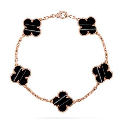 [Mysitc ]New  CLOVER 5 MOTIF PULSAR STONE BRACELET COLLECTION