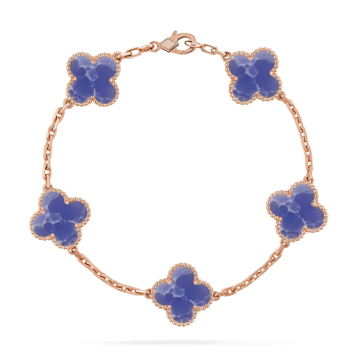 [Mysitc ]New CLOVER 5 MOTIF BLUE VEINS BRACELET COLLECTION