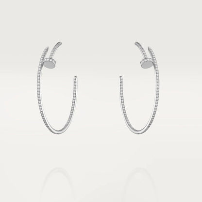 Mysitc JUSTE EARRINGS FULL DIAMONDS 1.8MM