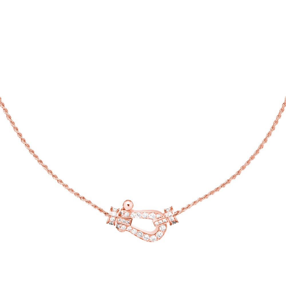 Mysitc FORCE 10 PINK GOLD DIAMOND NECKLACE