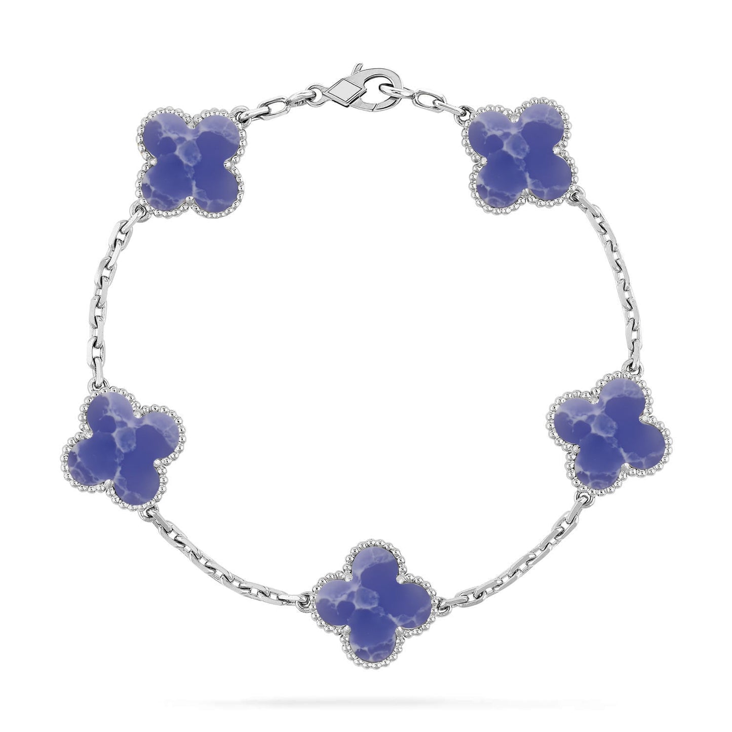 [Mysitc ]New CLOVER 5 MOTIF BLUE VEINS BRACELET COLLECTION