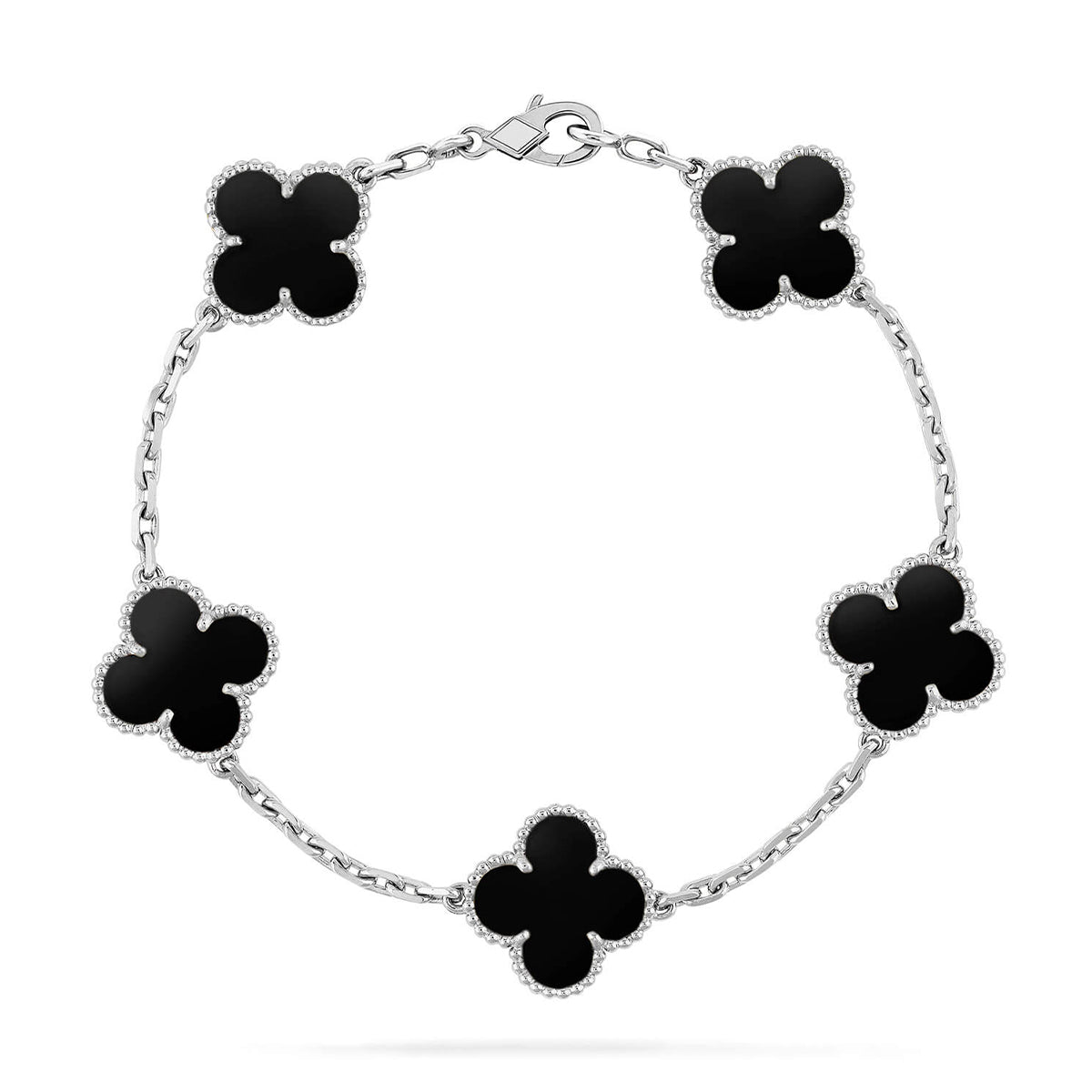 [Mysitc ]New CLOVER 5 MOTIF ONYXS BRACELET COLLECTION