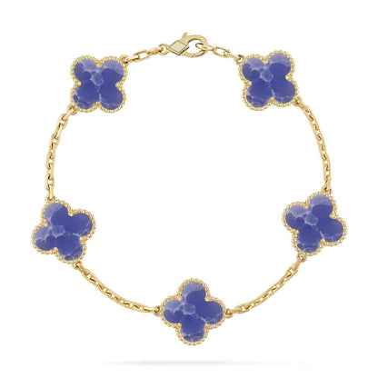 [Mysitc ]New CLOVER 5 MOTIF BLUE VEINS BRACELET COLLECTION