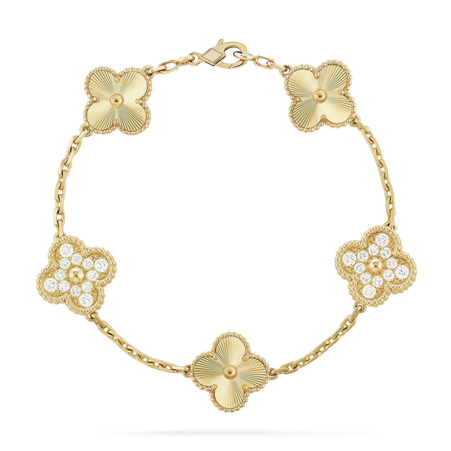 [Mysitc ]New  CLOVER 5 MOTIF LASER BRACELET COLLECTION