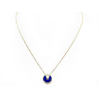 Mysitc AMULETTE ROSE GOLD AGATE NECKLACE