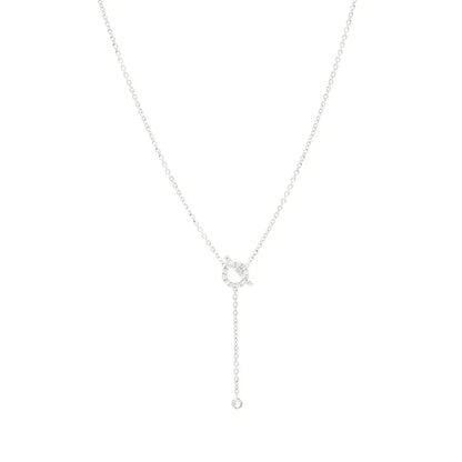Mysitc FINESSE SILVER DIAMOND NECKLACE