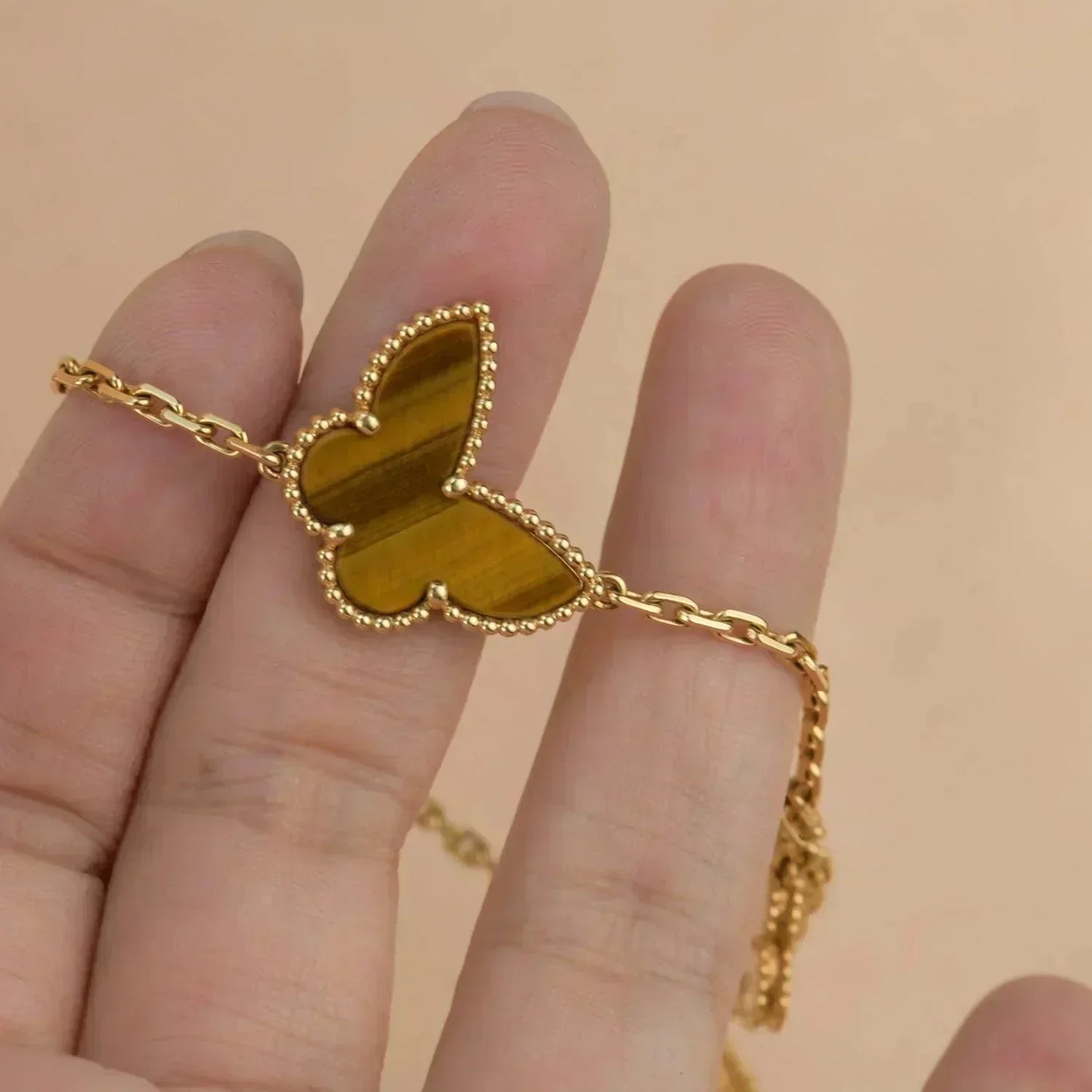 Mystic LUCKY SPRING 5モチーフ ゴールドブレスレット