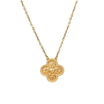 Mysitc CLOVER 15MM  BRONZING NECKLACE