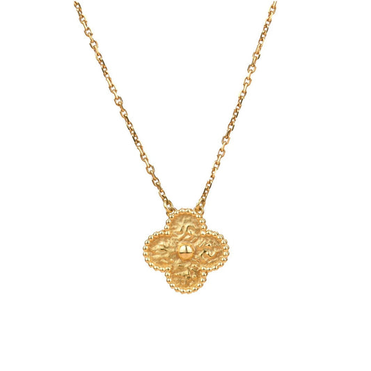 Mysitc CLOVER 15MM  BRONZING NECKLACE