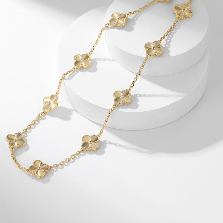 Mysitc CLOVER 10 MOTIFS LASER NECKLACE