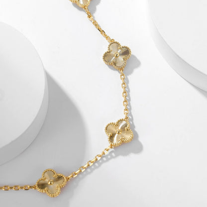 Mysitc CLOVER 10 MOTIFS LASER NECKLACE