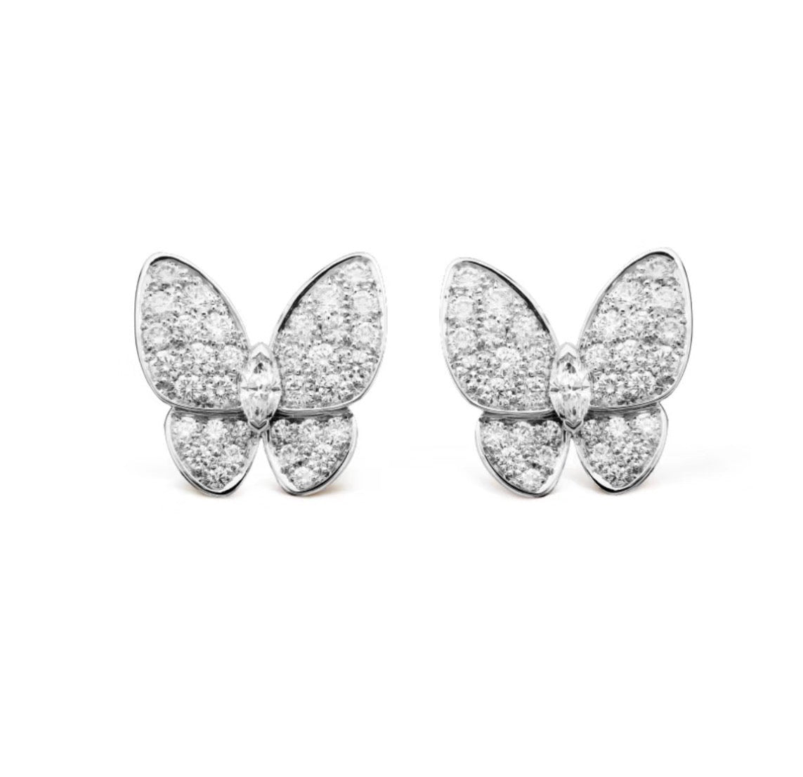 Mystic BUTTERFLY オールダイヤモンドイヤリング