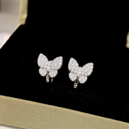 Mystic BUTTERFLY オールダイヤモンドイヤリング